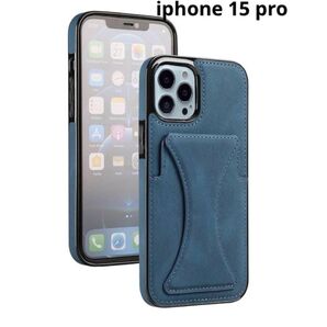iphone 15 proカバー スマホケース 6.1 inch ネイビー