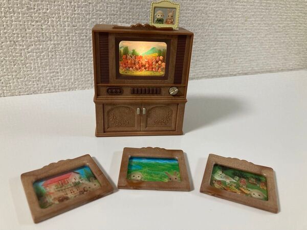 【レア】シルバニアファミリー 家具⑥ リビングテレビ 廃盤 カ-516