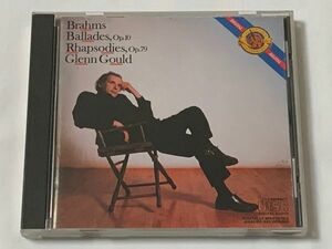 名盤 米CBS 輸入盤 初期規格 ブラームス 4つのバラード 2つのラプソディ グレン・グールド Brahms Ballades Rhapsodies Glenn Gould