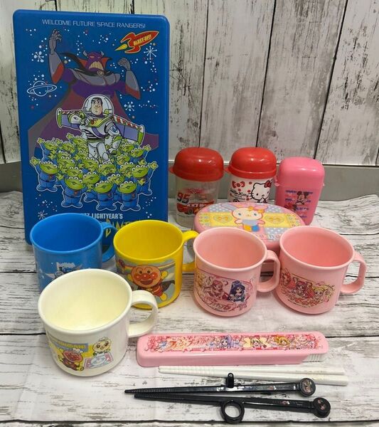 キャラクター お弁当箱 コップ 箸 ディズニー キティ