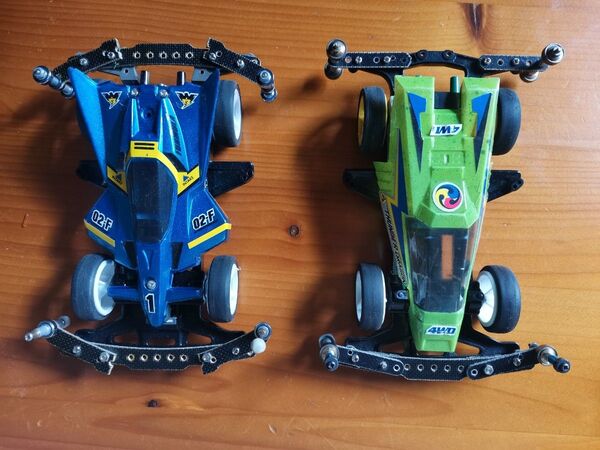 TAMIYA ミニ四駆 ボディ 2セット Super TZ シャーシ