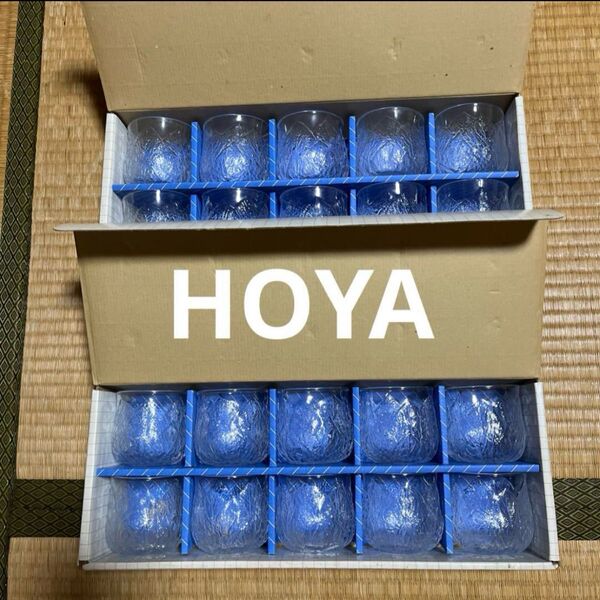 HOYA クリスタル調飲料用グラス20個セット