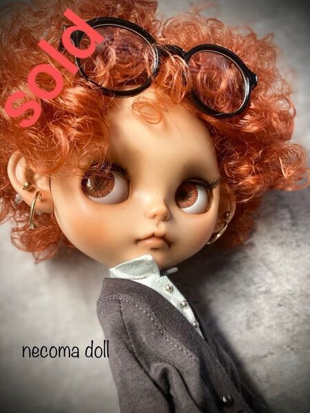 【necoma doll】くるくるカーリーヘアのタン肌男子くん◆アウトフィットフルセット!