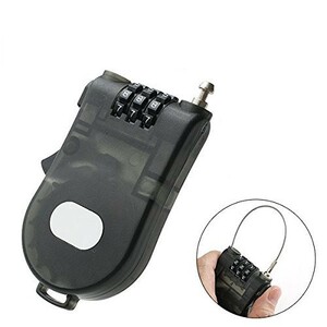  handy wire lock dial lock password number key travel convenience supplies crime prevention measures travel ( black )