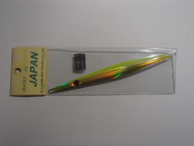 【新品!!】Lamble Bait Families HAOLI　jig Slim&Long 130g　イエロー／シルバー　_画像1