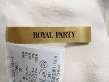 ロイヤルパーティー ROYALPARTY サイズF アイボリー レディース ジップアップ ワンピース_画像3