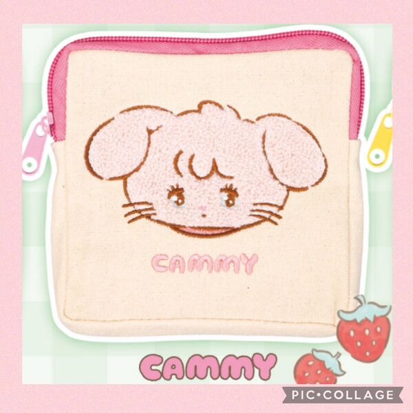 mikko characters もこもこポーチ CAMMY ガチャ カプセルトイ ポーチ 新品 未開封 リーフレット1枚付き