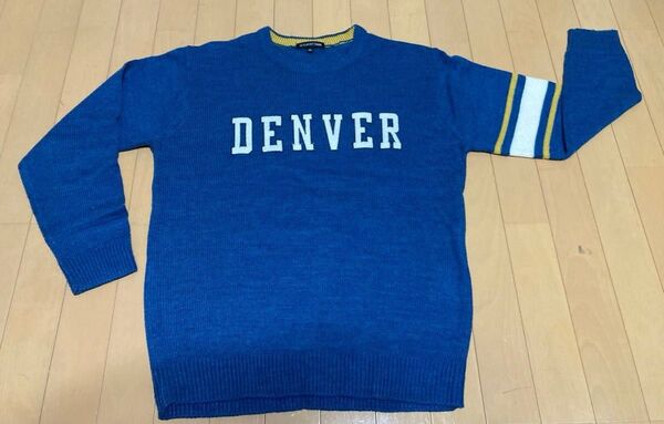 美品 メンズXL 長袖ニット デンバーナゲッツ NBA Denver Nugetts
