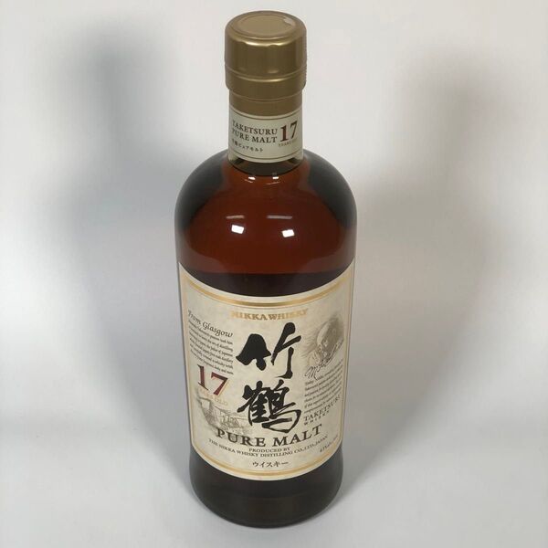 【新品未開栓】NIKKA ニッカウイスキー 竹鶴ピュアモルト 17年 700ml ヤマト運輸ボトル専用箱発送