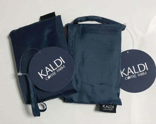 KALDI カルディ エコバッグ クラシックブルー 2点セット 新品未使用★