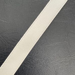 RDP-003-000 シルキー ホワイトポリエステルリボン