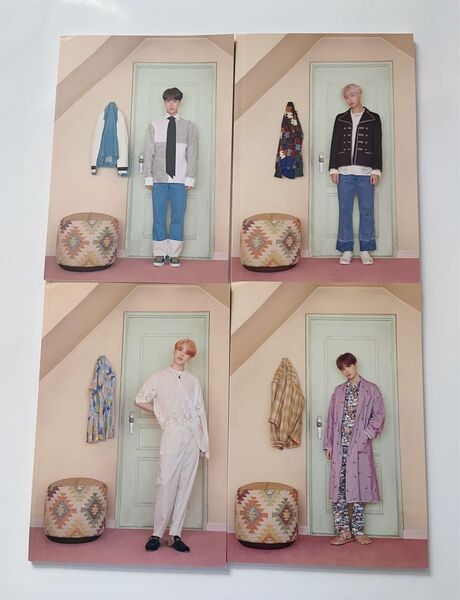 BTS 防弾少年団 バンタン J-HOPE RM SUGA JIMIN 「HOUSE OF BTS」罫線 B5ノート 4冊セット
