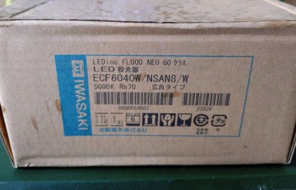 ECF6040WNSAN8W LED投光器 岩崎
