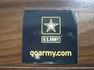 ◆本物Ｕ.Ｓ.非売品【U.S.ARMY】アメリカ陸軍goarmy.com輸入ステッカーBLACKのみ◆