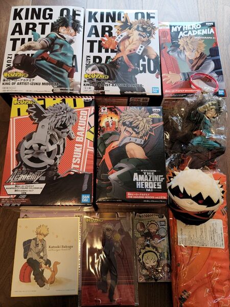 僕のヒーローアカデミア 緑谷出久 爆豪勝己 フィギュア ぬいぐるみ Tシャツ