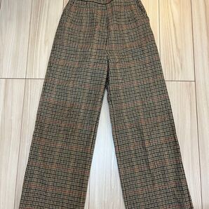SENSE OF PLACE チェック柄 ワイドパンツ 38