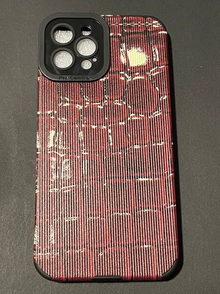 iPhone12pro ケース 新品 クロコ風
