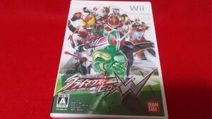 Wii 仮面ライダークライマックスヒーローズW バンダイ レトロゲーム 任天堂 ヒーローアクション 特撮 仮面ライダー