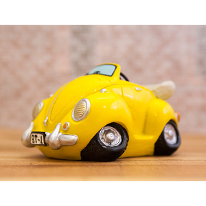 送料500円　オールディーズ マネーバンク　貯金箱　YELLOW CAR