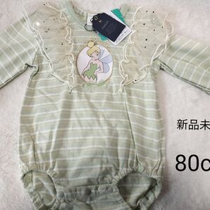 新品未使用 cottoli ティンカーベル カバーオール 80cm ディズニー