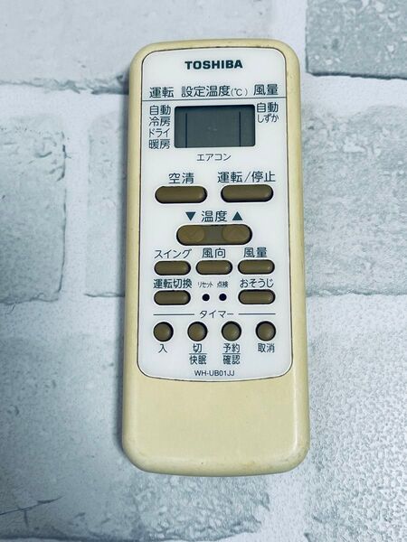 TOSHIBA エアコン用リモコン WH-UB01JJ (ac397)