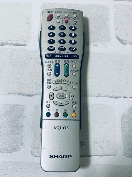 SHARP テレビリモコン GA661WJSA (TV1564)