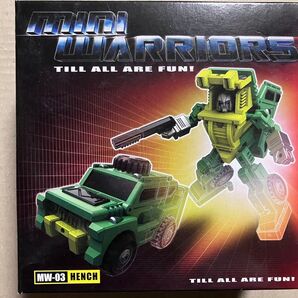TF トランスフォーマー似 igear mini WARRIORS 【 MW-03 HENCH 】 ブローン ゴング 似