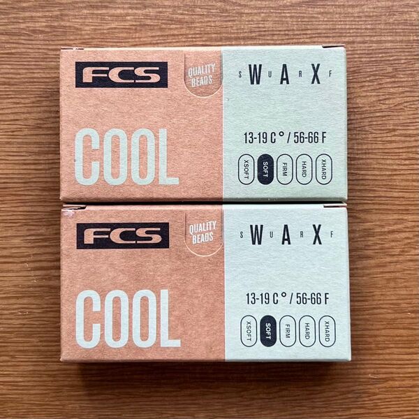 FCS サーフィン wax ワックス 2個 クール cool 春秋用 surfboard サーフボード サーフィン No886