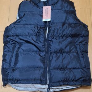 BODY MAX ボディマックス 羽毛ベスト M-Lサイズ 未使用品 シルバー