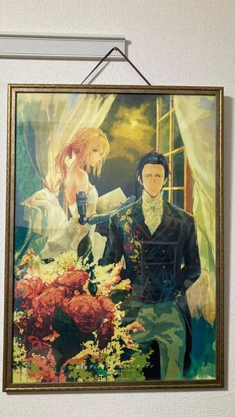 ヴァイオレット エヴァーガーデン 油絵 調 限定品 美術品 アニメ 少佐 京アニ グッズ 劇場版 額縁 付き