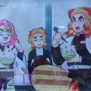 鬼滅の刃 柱稽古編 最終話 煉獄杏寿郎の大正コソコソ噂話 WEBSHOP くじ C賞 布ランチョンマット 甘露寺蜜璃 煉獄 千寿郎