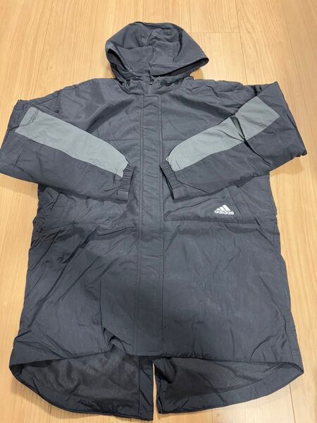 adidas アディダス フード付きベンチコート ジャケット 上着 160