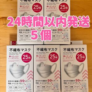 新品 ダイソー 不織布マスク 小さいサイズ