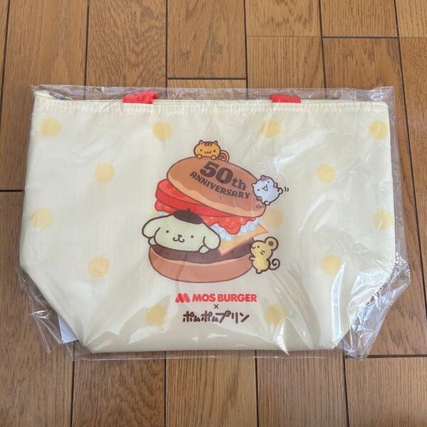 200円ファッションクーポン発生にワンコイン ポムポムプリン モスバーガー サンリオ ランチバッグ 保冷バッグ クーラーバック