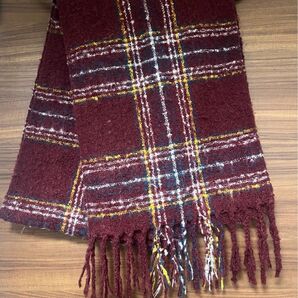 チェック マフラー ストール