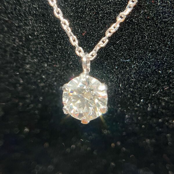天然ダイヤモンド 0.318ct ネックレス pt900