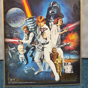 スター・ウォーズ 色紙ART ミニ色紙 バンダイ 食玩 STAR WARS 和風アート キャラクターアート SW-P4