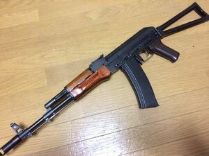 INOKATSUga-da-AKS74N LCT full metal steel frame wooden wood hand guard Russia so ream AKM E&L AKS 74 AK 47 74UN Tokyo Marui 