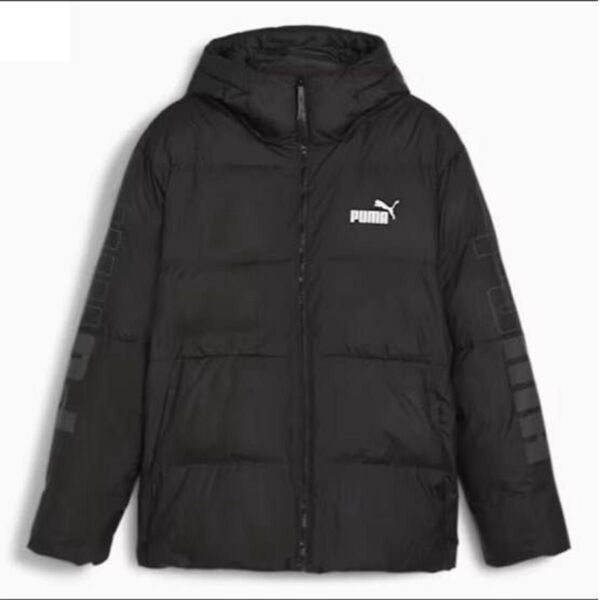【PUMA】プーマPUMA POWERフーデッドジャケット(678339)XL(PUMAブラック)防寒防風アウターブルゾンコート