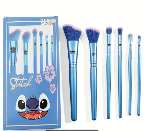 【早い者勝ち!】メイクブラシ ディズニー スティッチ 6本セット