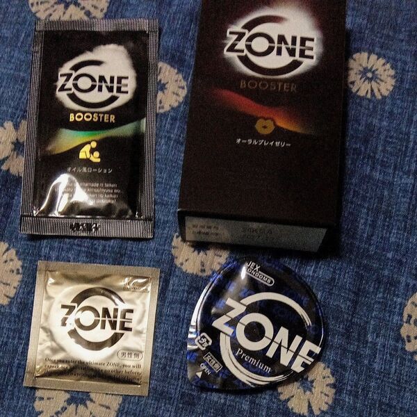 ZONE BOOSTER オーラルプレイゼリー セット ゼリー&コンドーム
