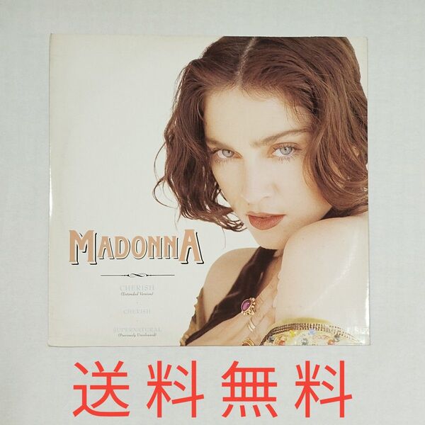 13【送料無料】稀少!MADONNA CHERISH★12インチ★LP レコード