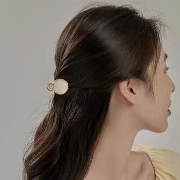 髪留め ヘアクリップ ヘアアクセサリー バンスクリップ バレッタ ヘアクリップ ヘアピン 髪飾り ゴールド