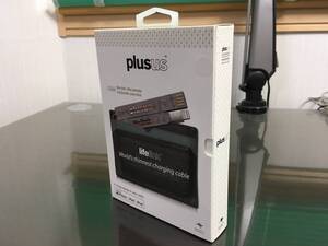 PlusUs 充電専用 MicroUSBケーブル グレー LIFE LINK LIFELINK M/G 充電器 周辺機 iPhone 未使用品