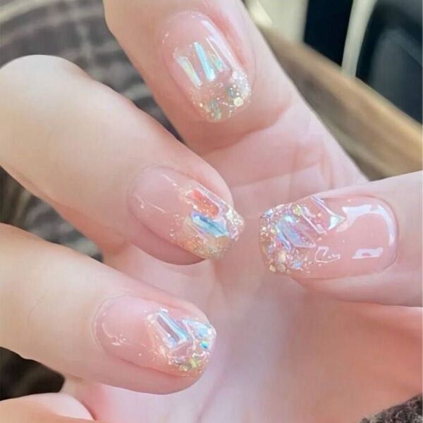 ネイルチップ 短め ショート