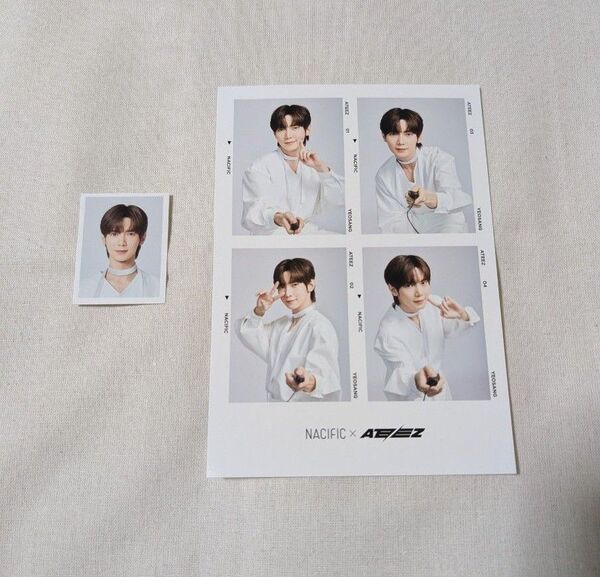 ATEEZ NACIFIC 4カットフォト+ID写真 ヨサン
