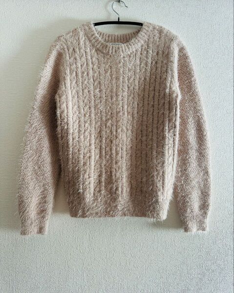 OLIVE des OLIVE オリーブ デ オリーブ ニット セーター 長袖 フリーサイズ ピンク 【美品】
