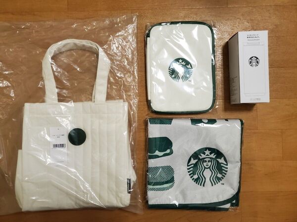 スターバックス 福袋 2024 グッズのみ4点 トートバッグ タンブラー