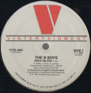 【廃盤12inch】The B Boys / Stick Up Kid