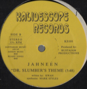 【廃盤12inch】Jahneen / Dr. Slumber